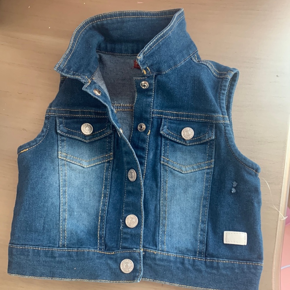 7 for all mankind denim vest